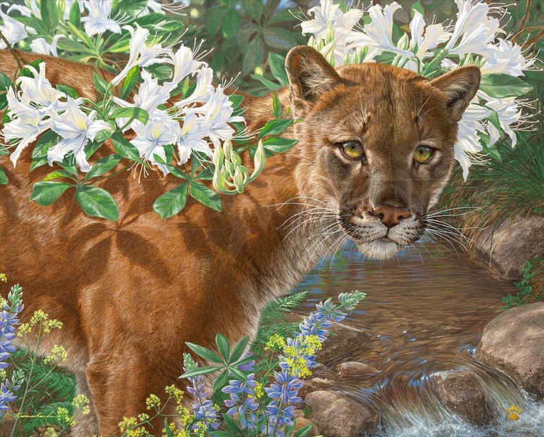 Lee Kromschroeder Master Artisan Hand Embellished Canvas Giclee:"Midsummer’s Dream "