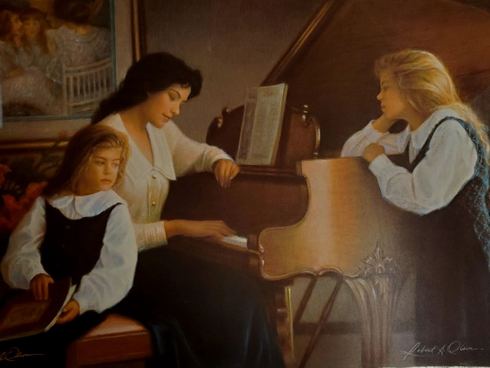 Robert Olson Signed Limited Edition Offset Lithograph: "Evening Calm"