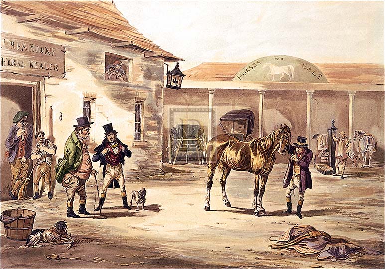 Robert Richard Scanlan Artist Hand Colored Copper Plate Printed Atelier ...