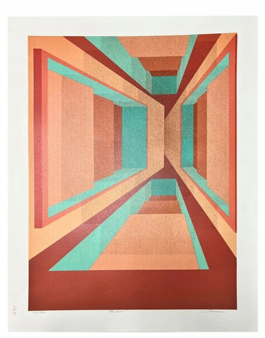 Robert Shirk Plate Signed Limited Edition Lithograph Print: "Passages" Robert Shirk Plate Signed Limited Edition Lithograph Print: "Passages"