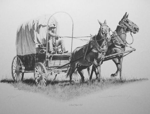 Robert Shufelt Handsigned and Numbered Limited Edition:"A Good Day's End"