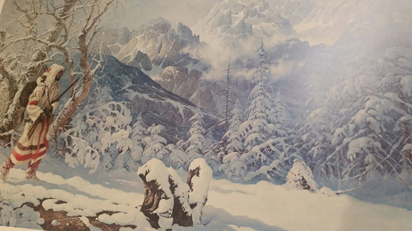 Robert Summers Signed and Numbered Limited Edition Lithograph: "Colter's Quest"