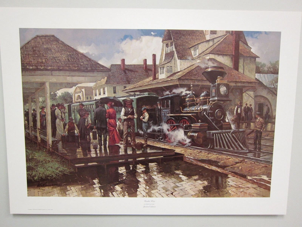 Robert Summers Signed and Numbered Limited Edition  Lithograph: "Headin West"