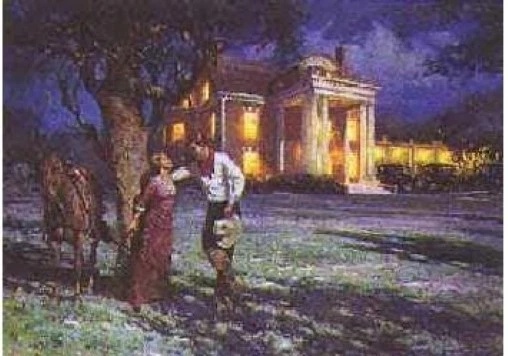 Robert Summers Signed Limited Edition Lithograph Print on Paper: "Thistle Hill"
