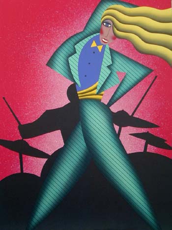 Robin Morris Hand Signed Publisher Proof Lithograph:"Jump & Jive (PP)"
