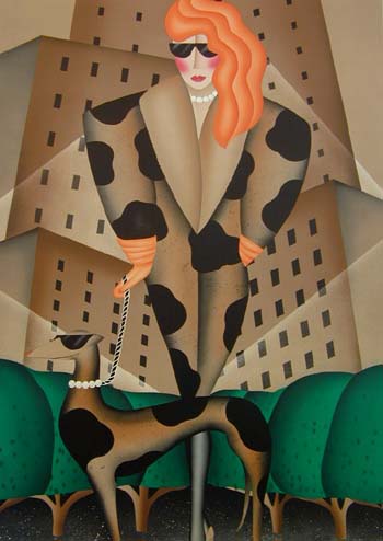 Robin Morris Hand Signed Publisher Proof Lithograph:"Slave To Fashion (PP)"