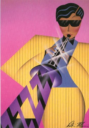 Robin Morris Limited Edition Lithograph on Paper: "Calypso"