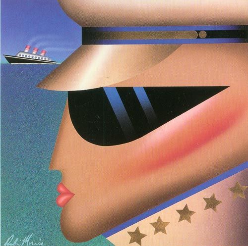 Robin Morris Limited Edition Lithograph on Paper: "Commodore"