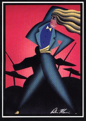Robin Morris Limited Edition Lithograph on Paper: "Jumpin' Jive"