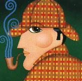 Robin Morris Limited Edition Lithograph on Paper: "Sherlock"