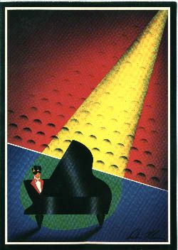 Robin Morris Limited Edition Lithograph on Paper: "Spotlight"