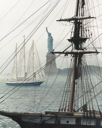 ROD CHASE 30X24 Secondary Market Art: "GRAND LADY CNV"