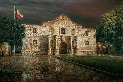 ROD CHASE 36X24 Secondary Market Art: "ALAMO APGCNV"