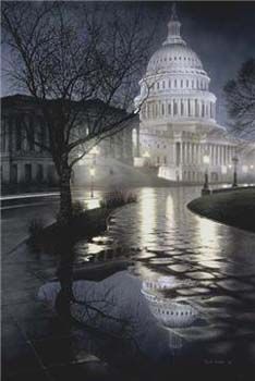 ROD CHASE 45X30 Secondary Market Art: "LIBERTYS LIGHT GCNV"