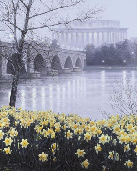 Rod Chase Hand Signed and Numbered Limited Edition Giclee on Canvas :"A Grateful Nation"