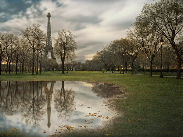 Rod Chase Open Edition Canvas Giclee: "Paris Memories"