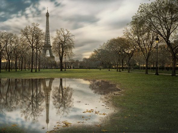 Rod Chase Open Edition Canvas Giclee: "Paris Memories"