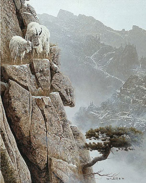 Rod Frederick Artist Proof Limited Edition Print:"Misty Morning Lookout"