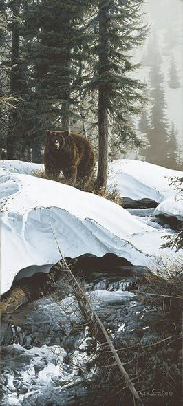 Rod Frederick Handsigned and Numbered Limited Edition Anniversary Gicl&eacute;e Canvas:"Barely Spring"