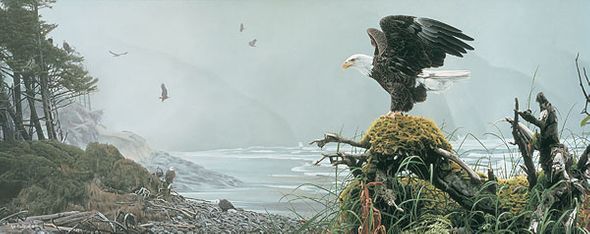 Rod Frederick Handsigned and Numbered Limited Edition Canvas Giclee:"Coming Home"