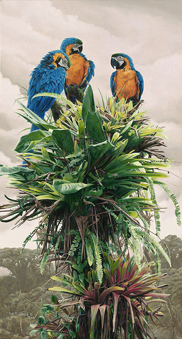 Rod Frederick Handsigned and Numbered Limited Edition Giclee on Canvas:"The Three Amigos"