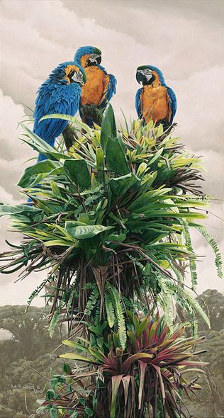 Rod Frederick Handsigned and Numbered Limited Edition Giclee on Canvas:"The Three Amigos"