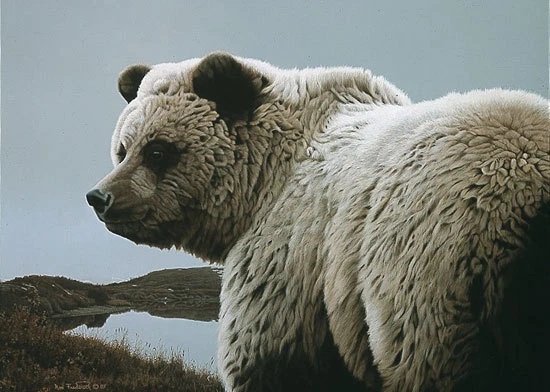 Rod Frederick Signed and Numbered Limited Edition  Lithograph: "Monarch of the North"