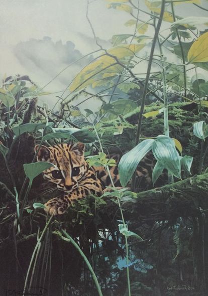 Rod Frederick Signed by the Artist Limited Edition Paper Lithograph:"Dragon Slayer"