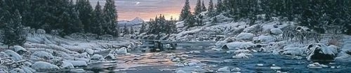 Rod Frederick Signed Limited Edition Lithograph Print: "Long Run"