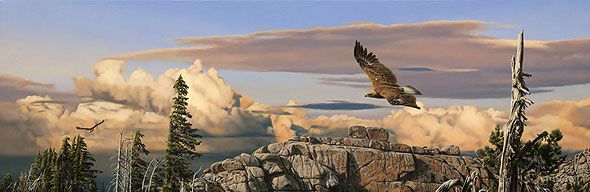 Rod FrederickHandsigned and Numbered Limited Edition Canvas Giclee:"Wind Riders"