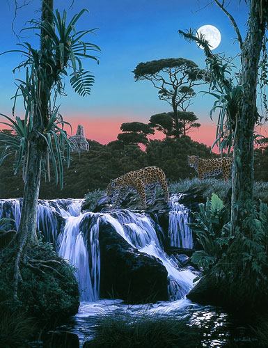 Rod FrederickHandsigned and Numbered Limited Edition Print:"Tropic Moon"