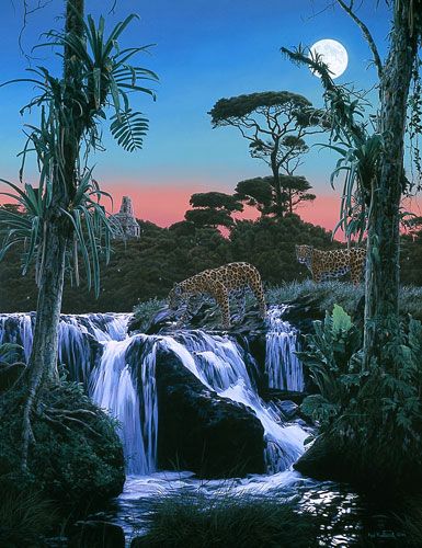 Rod FrederickHandsigned and Numbered Limited Edition Print:"Tropic Moon"
