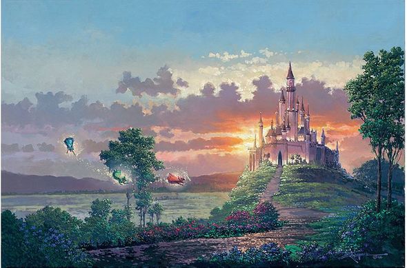 Rodel Gonzales Hand Signed and Numbered Limited Edition Canvas Giclee: "Blessings for the Princess"