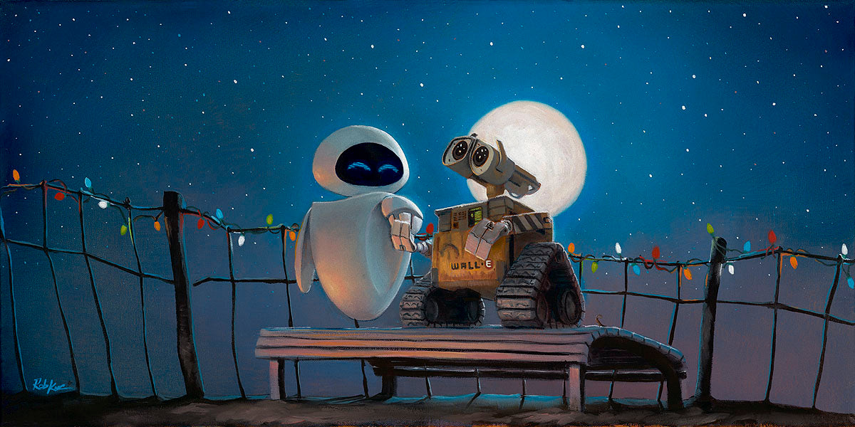 Rob Kaz Artist Signed Disney Ltd Ed Studio Embellished Gallery Wrap Canvas:"It Only Takes a Moment"