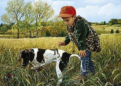 Rollie Brandt Limited Edition Artist Proof Print:"Who's Training Whom"