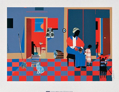 Romare Bearden Limited Edition Signed Serigraph Ed. 950:"Early Carolina Morning" | Out of Stock Romare Bearden Limited Edition Signed Serigraph Ed. 950:"Early Carolina Morning" | Out of Stock
