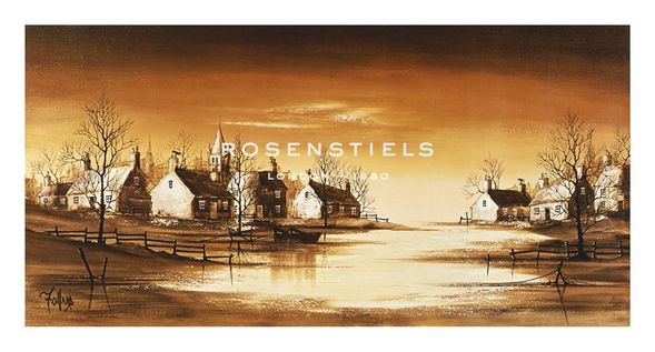 Ron Folland Hand Numbered Limited Edition Print on Paper :"Autumn Waters"