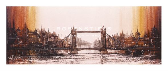 Ron Folland Hand Numbered Limited Edition Print on Paper :"Tower Bridge"