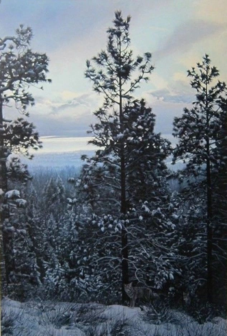Ron Parker Signed and Numbered Lithograph:"Evening Silhouette"