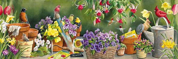Rosemary Millette Hand Signed & Number Limited Edition Artist Proof Print:"Garden Delights"