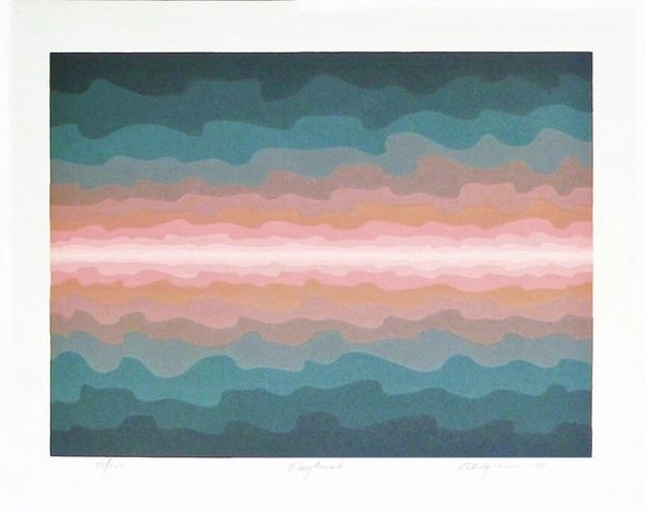 Roy Ahlgren Limited Edition Hand Pulled Serigraph on Paper: "“DAYBREAK""