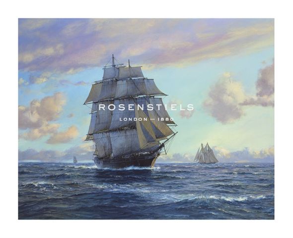Roy Cross Hand Numbered Limited Edition Print on Paper :"Empress Of The Seas"