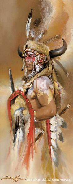 Russ Docken Artist Proof Limited Edition Print:"Look of War"