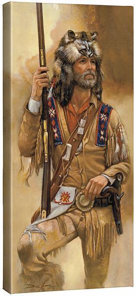Russ Docken Wrapped Open Edition Canvas:"Native of the Mountains"