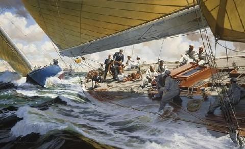 Russell Kramer Limited Edition Giclee on Paper- Remarque: "MILLION DOLLAR BREEZE"