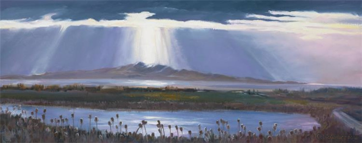 Ruth Hewlett Fine Art Giclee Print: "Antelope Island"