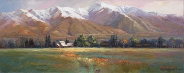 Ruth Hewlett Fine Art Giclee Print: "Francis Peak"
