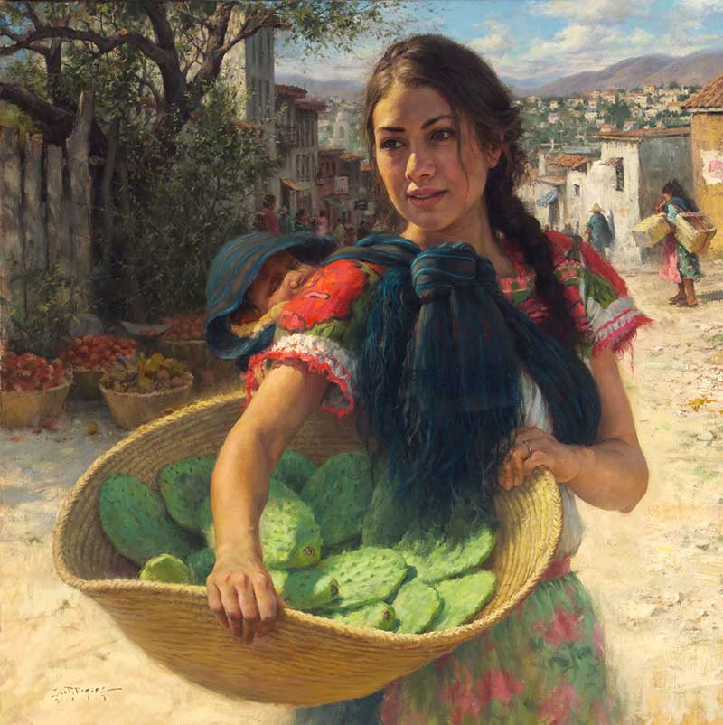 Scott Tallman Powers Artist Signed Limited Edition Giclee on Paper:"A Delicate Balance"