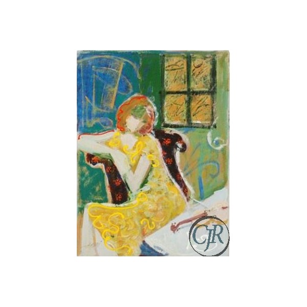 Sabzi Giclee on Paper:"Composition with Violin"