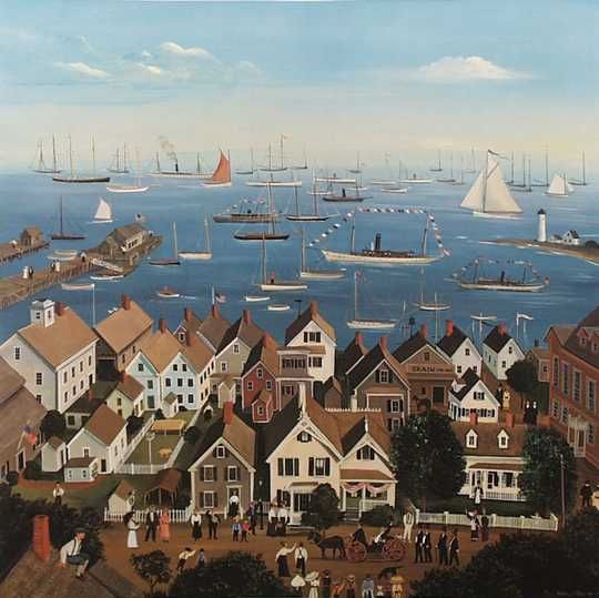 Sally Caldwell Fisher Limited Edition Print:"Provincetown"